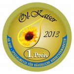 Goldmedaille 1. Preis Ölkaiser 2013 für Authentikon